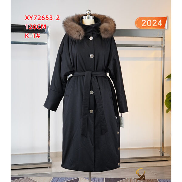 XY72653-2 Пальто с песец текстель — изображение 10
