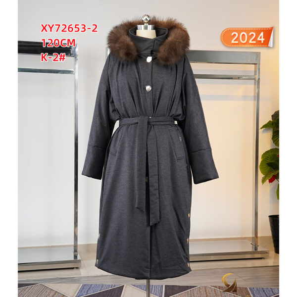 XY72653-2 Пальто с песец текстель — изображение 13