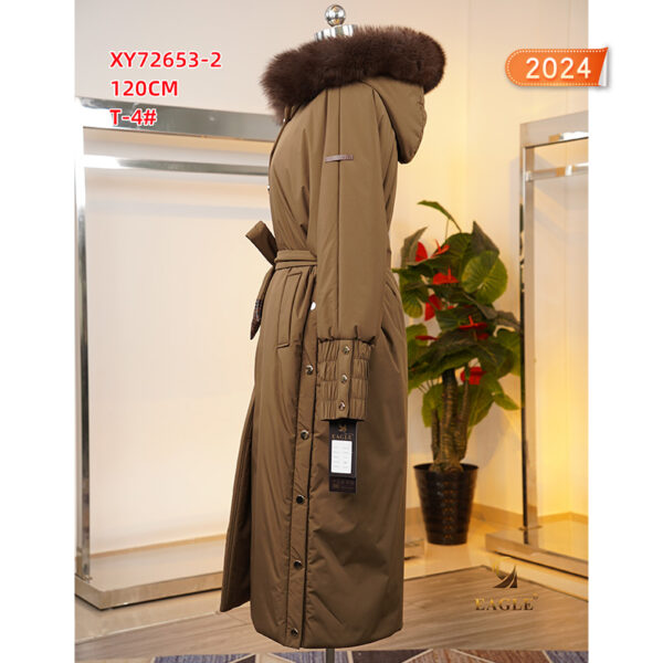 XY72653-2 Пальто с песец текстель — изображение 2