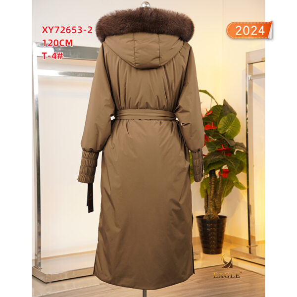 XY72653-2 Пальто с песец текстель — изображение 3