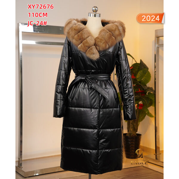XY72676 Пальто с куница текстель — изображение 2