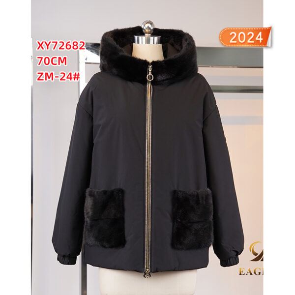 XY72682 куртки с норка текстель — изображение 13
