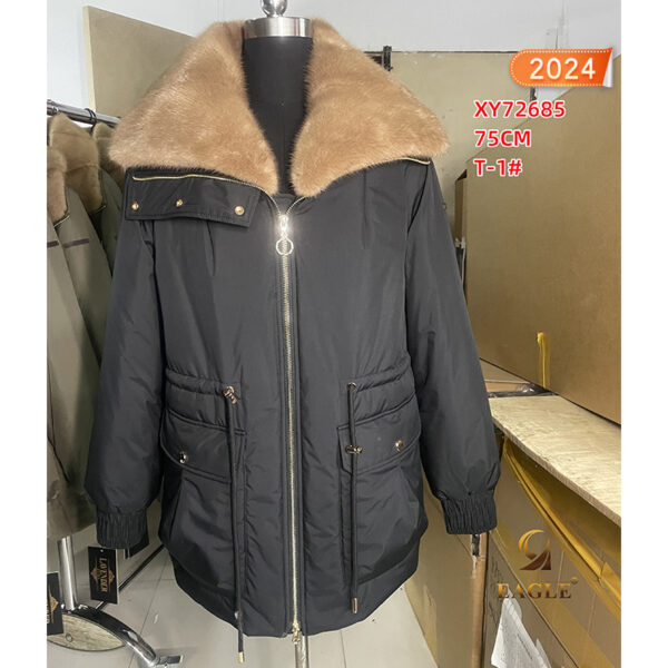 XY72685 куртки с норка текстель