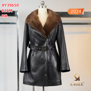 XY39650 кожа с норка куртки