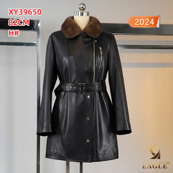 XY39650 кожа с норка куртки — изображение 2