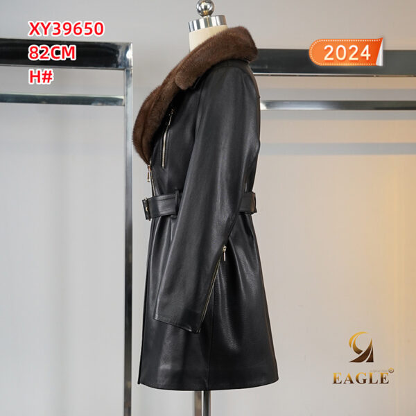 XY39650 кожа с норка куртки — изображение 3