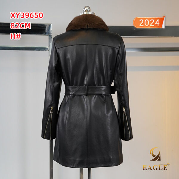XY39650 кожа с норка куртки — изображение 4