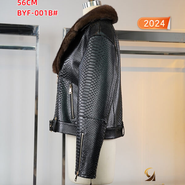 XY39L002 кожа с норка куртки — изображение 8
