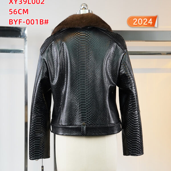 XY39L002 кожа с норка куртки — изображение 9