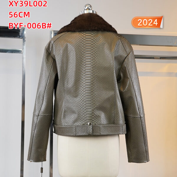 XY39L002 кожа с норка куртки — изображение 6