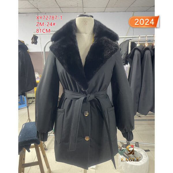 XY72787-1 куртки с норка текстель — изображение 11
