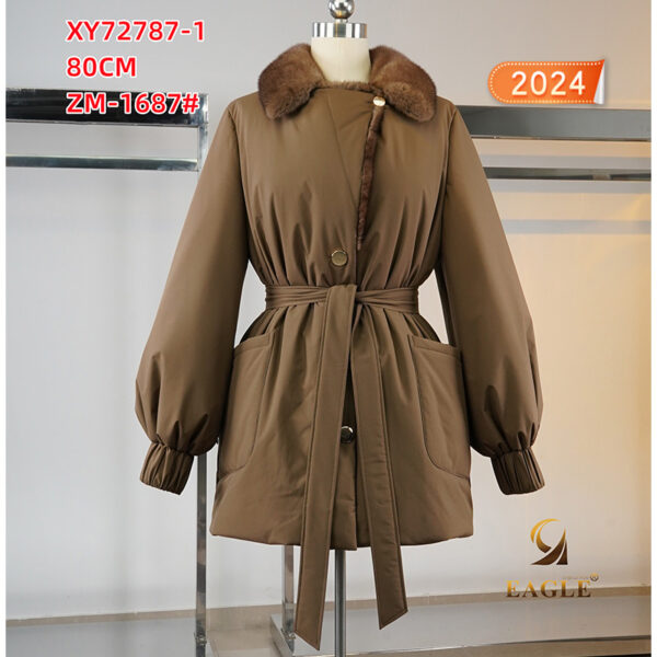 XY72787-1 куртки с норка текстель — изображение 8