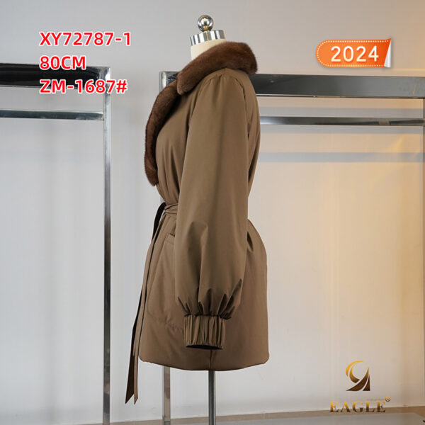XY72787-1 куртки с норка текстель — изображение 9